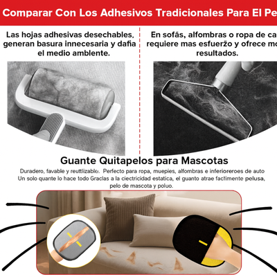 GUANTE REMOVEDOR DE PELO