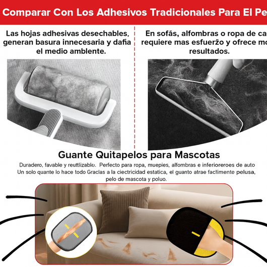 GUANTE REMOVEDOR DE PELO