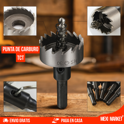 SET 5 BROCAS PERFORADOAS