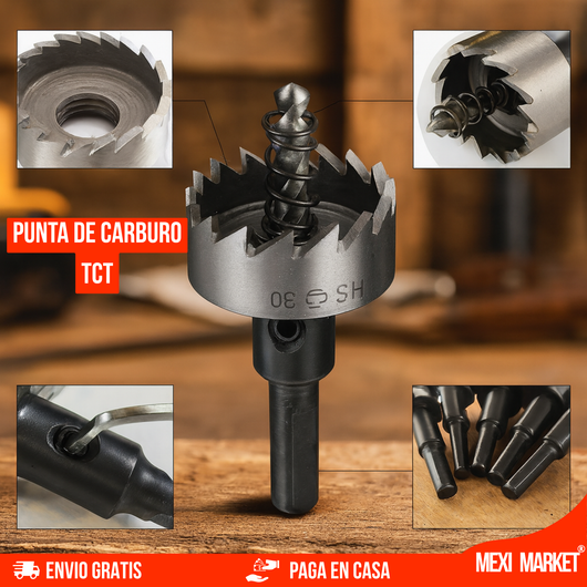 SET 5 BROCAS PERFORADOAS