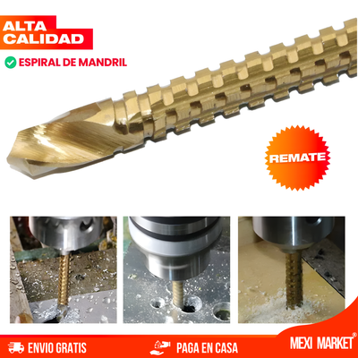 BROCAS DE TITANIO - 6 PIEZAS