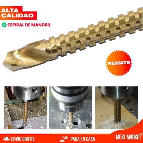 BROCAS DE TITANIO - 6 PIEZAS