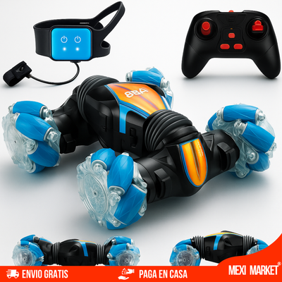 COCHE RC CONTROLADO POR MANO