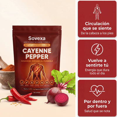 Capsaicina Activa® en Softgels - Reactiva tu Circulación Natural
