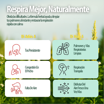 Mullein Gotas Limpieza Pulmonar Respirar