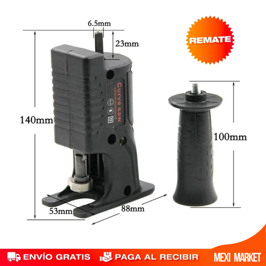 ADAPTADOR CONVERTIDOR DE CIERRA A TALADRO