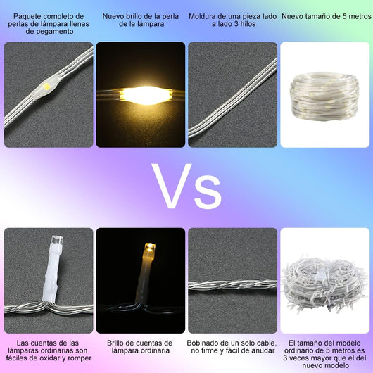 LUCES NAVIDEÑAS INTELIGENTES 10M