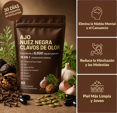 SUPLEMENTO DE AJENJO 18 EN 1 - 90 CAPSULAS