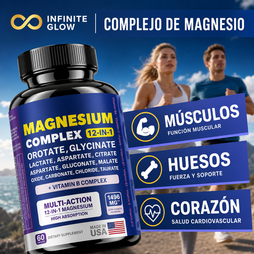 MAGNESIO COMPLEX 12 EN 1 (60 CAPSULAS)