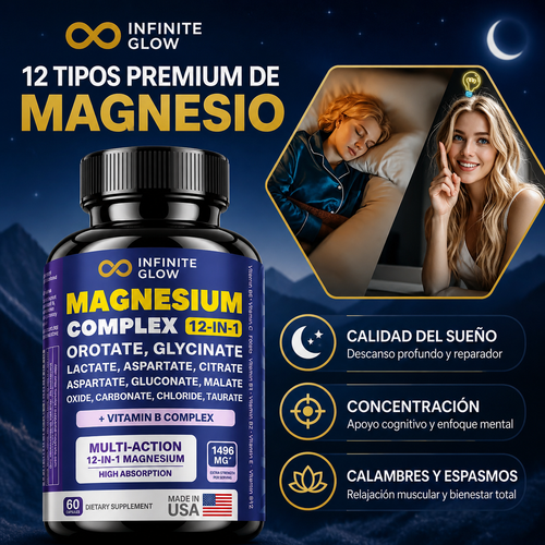 MAGNESIO COMPLEX 12 EN 1 (60 CAPSULAS)
