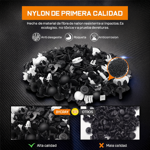 Kit De Grapas Automotrices De 925 Piezas