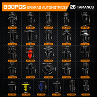 Kit De Grapas Automotrices De 925 Piezas