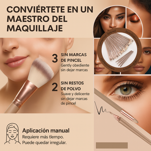 HERRAMIENTAS COSMETICAS 40 PIEZAS