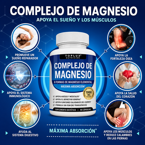 MAGNESIO COMPLEX 12 EN 1 (60 CAPSULAS)
