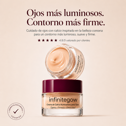 Crema coreana de calcio para el contorno de ojos