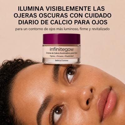 Crema coreana de calcio para el contorno de ojos