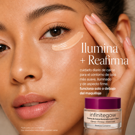 Crema coreana de calcio para el contorno de ojos