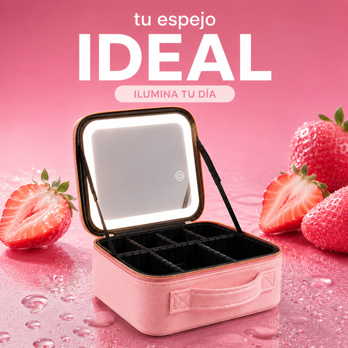 estuche organizador de maquillaje