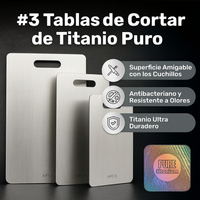KatuChef - 3 Tablas de Titanio