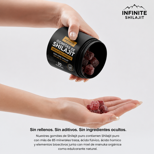 Infinite Shilajit®: La solución definitiva para revitalizar la testosterona