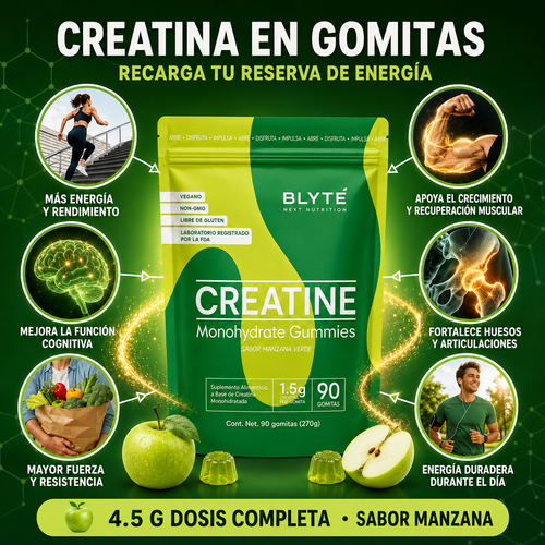 GOMITAS DE CREATINA | 90 GOMITAS