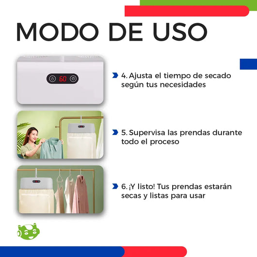 SECADORA DE ROPA PORTÁTIL