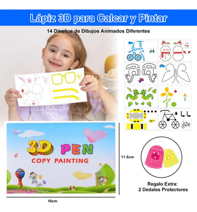 Pluma 3d De Impresión Azul Con Filamento Pla Ecológico