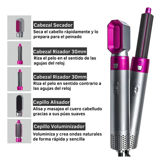 Mr Rizador Automático De Aire Caliente 5 En 1