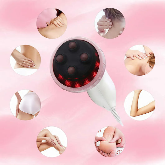 Masajeador De Celulitis Eléctrico Infrarrojo De Mano-6 En 1