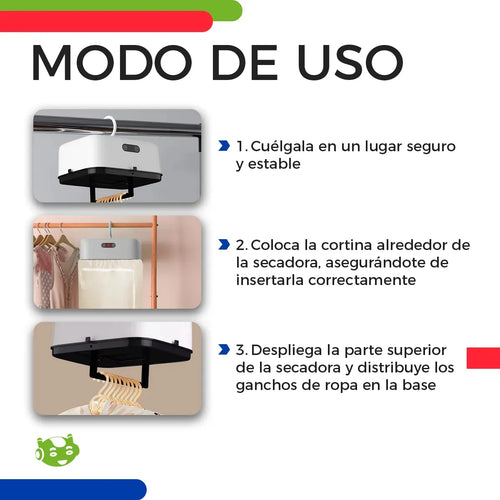 SECADORA DE ROPA PORTÁTIL