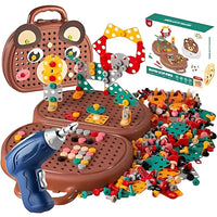 Caja Herramienta De Juguete Niños Taladro Construcción