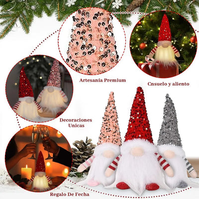 GNOMOS DECORACION 3 PZ