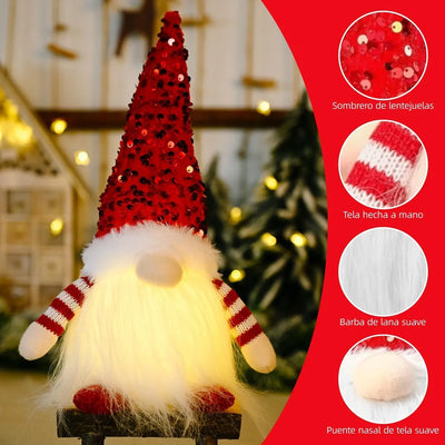 GNOMOS DECORACION 3 PZ