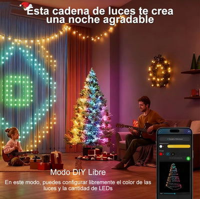 LUCES NAVIDEÑAS INTELIGENTES 10M