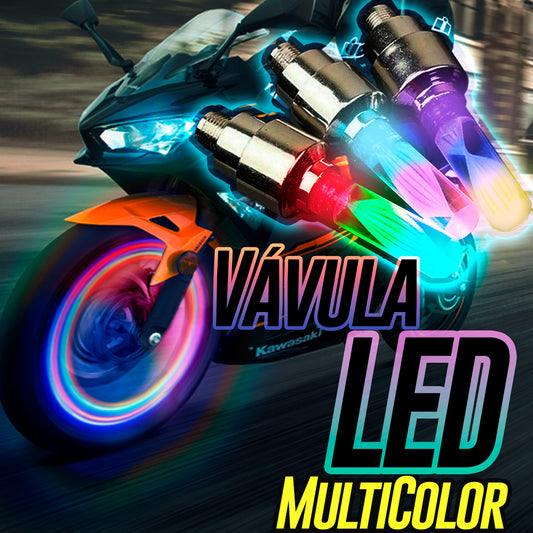 VALVULA LED MULTICOLOR - PACK 4 PIEZAS