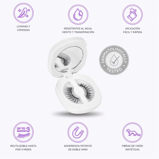 Kit de Pestañas Magnéticas - Volumen y Mirada Intensa