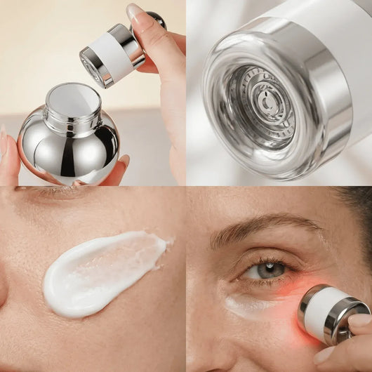 CREMA PARA OJOS CON MASAJEADOR