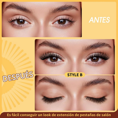 Kit de Pestañas Magnéticas - Volumen y Mirada Intensa